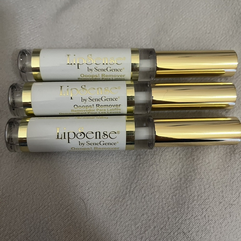 New Lot of 3 LipSense Ooops! Remover by SeneGence